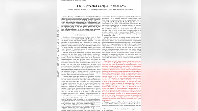 The Augmented Complex Kernel LMS