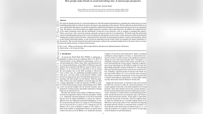 How people make friends in social networking sites - A microscopic   perspective