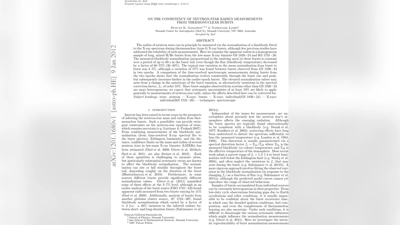 On the consistency of neutron-star radius measurements from   thermonuclear bursts
