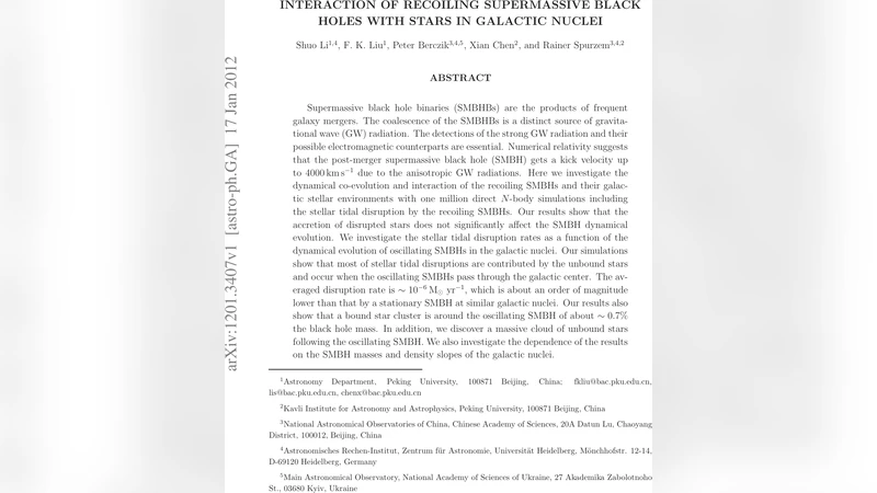 Interaction of Recoiling Supermassive Black Holes with Stars in Galactic   Nuclei