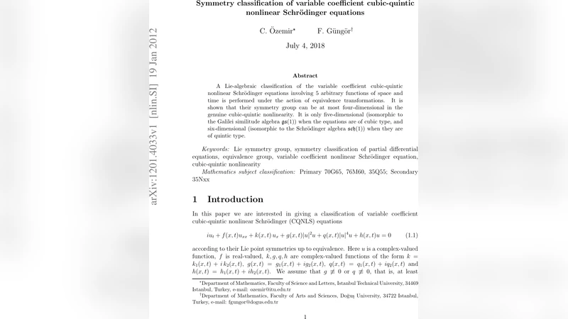 Symmetry classification of variable coefficient cubic-quintic nonlinear   Schr"{o}dinger equations