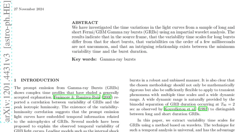 Minimum Variability Time Scales of Long and Short GRBs