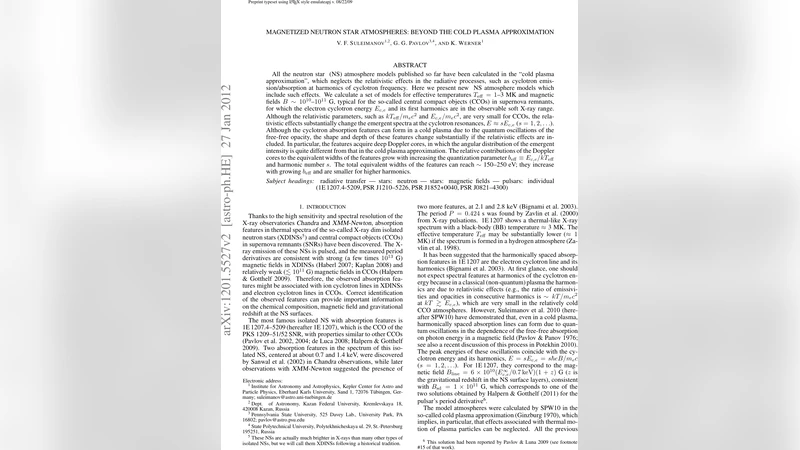 Magnetized neutron star atmospheres: beyond cold plasma approximation