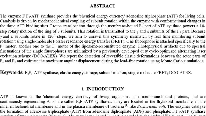 Monitoring transient elastic energy storage within the rotary motors of   single FoF1-ATP synthase by DCO-ALEX FRET