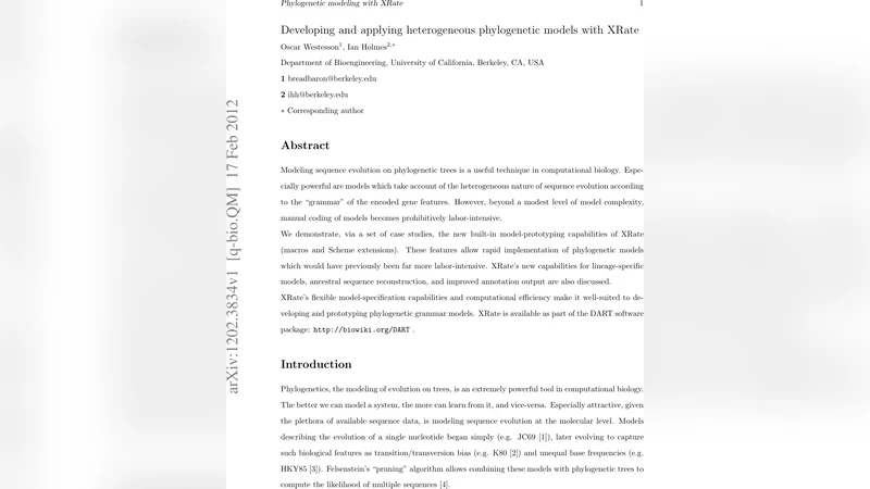 Developing and applying heterogeneous phylogenetic models with XRate