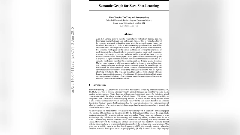 Semantic Graph for Zero-Shot Learning