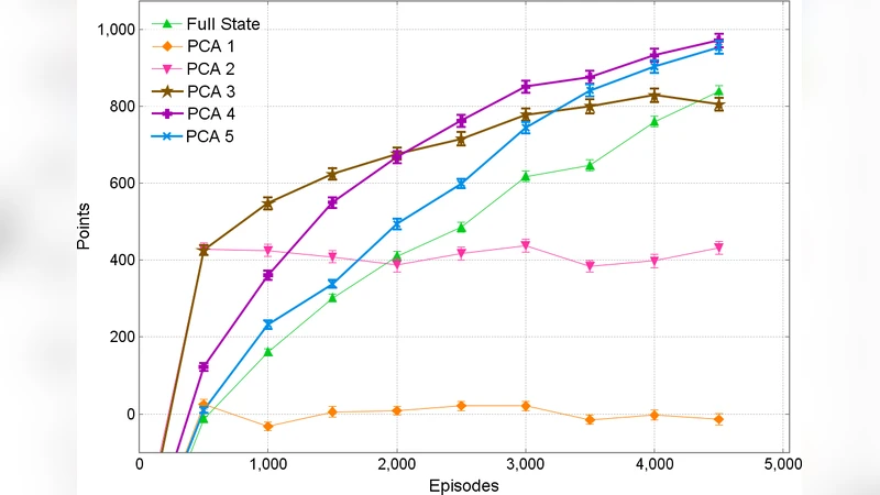 Using PCA to Efficiently Represent State Spaces