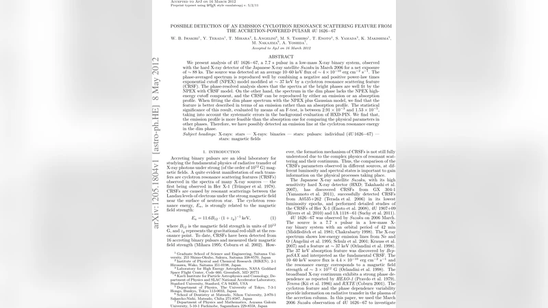 Possible Detection of an Emission Cyclotron Resonance Scattering Feature   from the Accretion-powered Pulsar 4U 1626-67