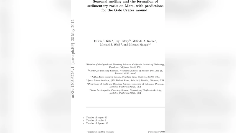 Seasonal melting and the formation of sedimentary rocks on Mars, with   predictions for the Gale Crater mound