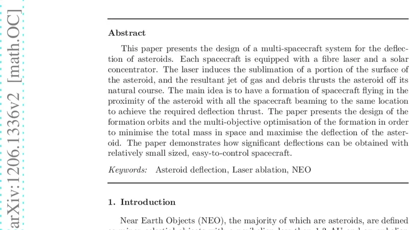 Design of a Formation of Solar Pumped Lasers for Asteroid Deflection