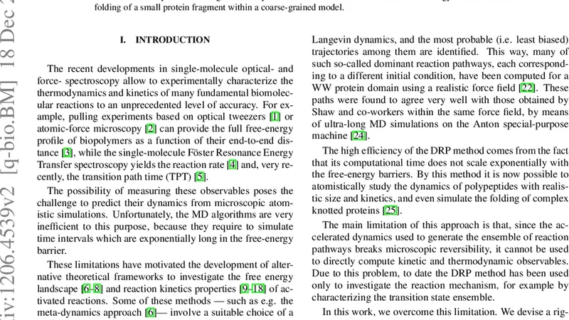 Microscopically Computing Free-energy Profiles and Transition Path Time   of Rare Macromolecular Transitions