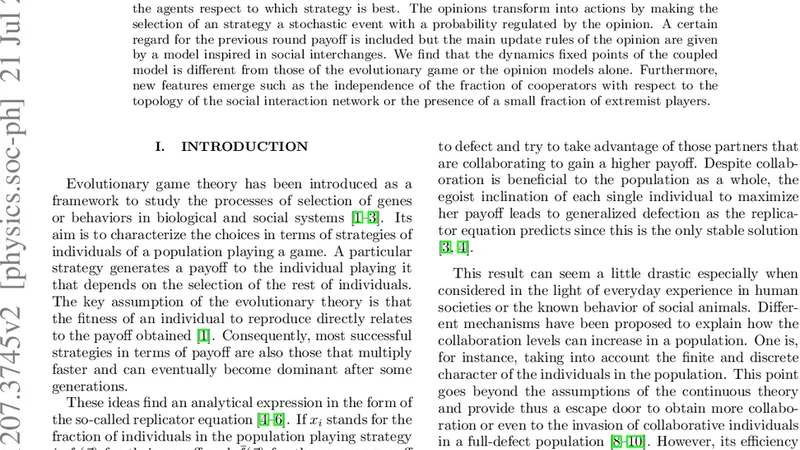 Influence of opinion dynamics on the evolution of games