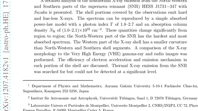 Suzaku Observations of the Non-thermal Supernova Remnant HESS J1731-347