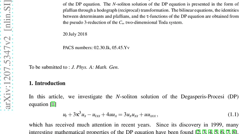 On the tau-functions of the Degasperis-Procesi equation