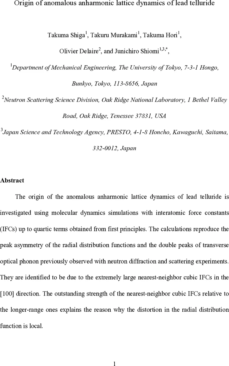 Origin of anomalous anharmonic lattice dynamics of lead telluride