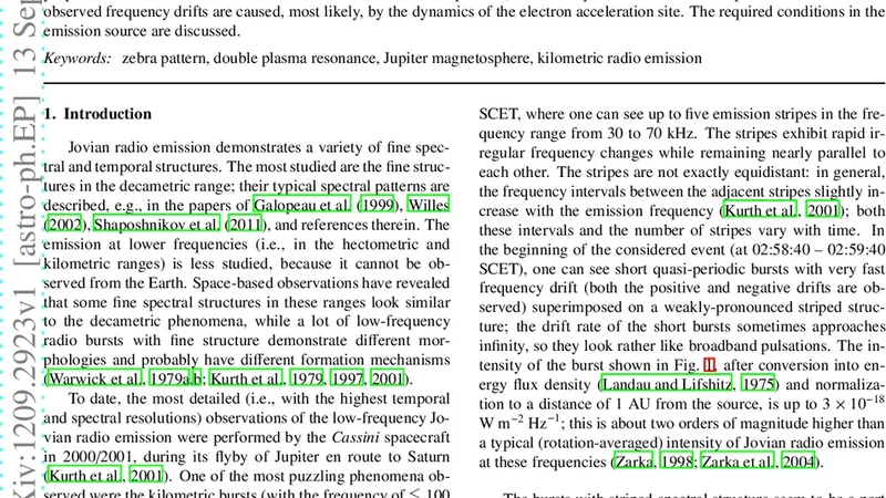 Formation of zebra pattern in low-frequency Jovian radio emission