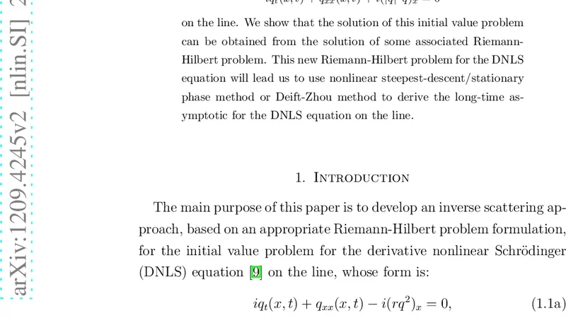 Long-time asymptotic for the derivative nonlinear Schr"odinger equation   with decaying initial value