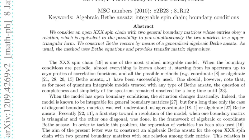 Algebraic Bethe ansatz for open XXX model with triangular boundary   matrices