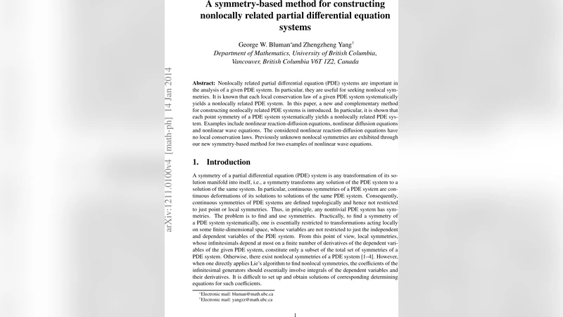 A Symmetry-Based Method for Constructing Nonlocally Related PDE Systems
