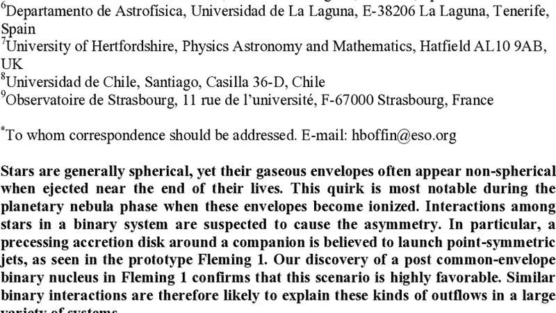 An Interacting Binary System Powers Precessing Outflows of an Evolved   Star