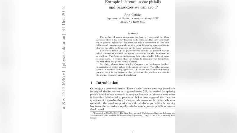 Entropic Inference: some pitfalls and paradoxes we can avoid
