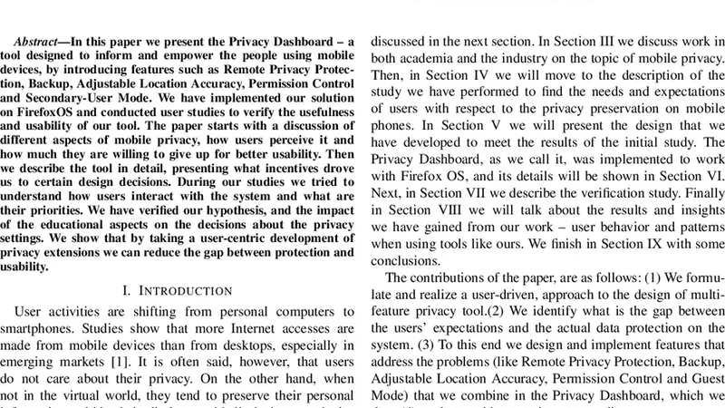 Because we care: Privacy Dashboard on Firefox OS