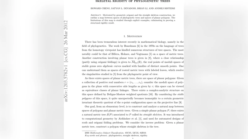 Skeletal Rigidity of Phylogenetic Trees