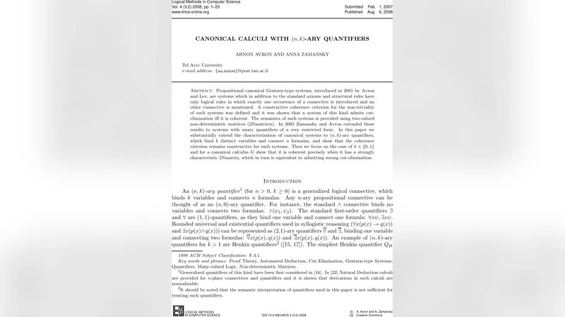 Canonical calculi with (n,k)-ary quantifiers