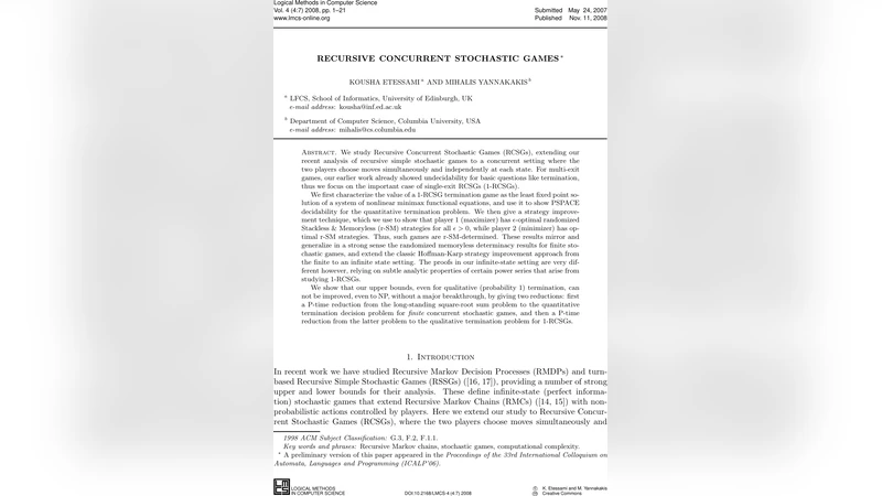 Recursive Concurrent Stochastic Games