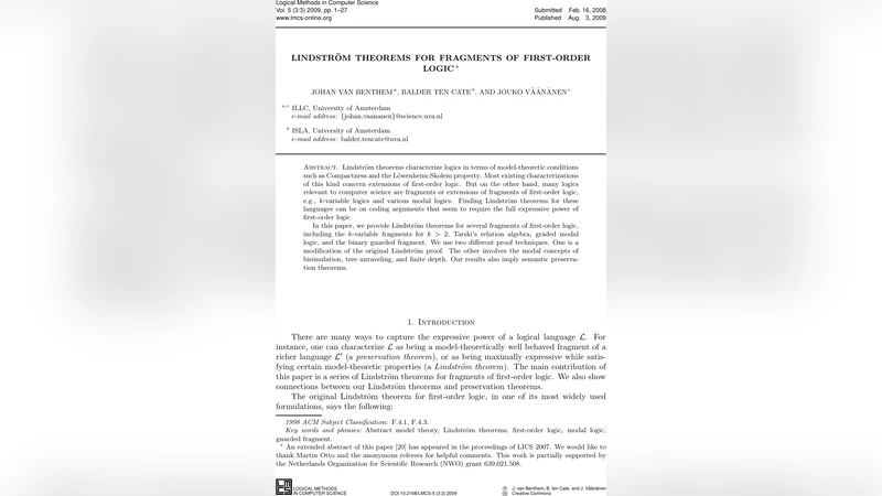 Lindstrom theorems for fragments of first-order logic