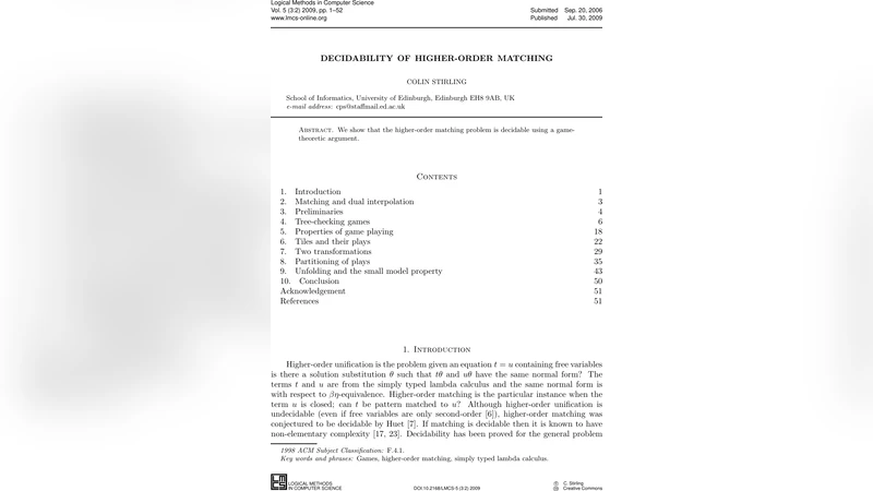 Decidability of higher-order matching
