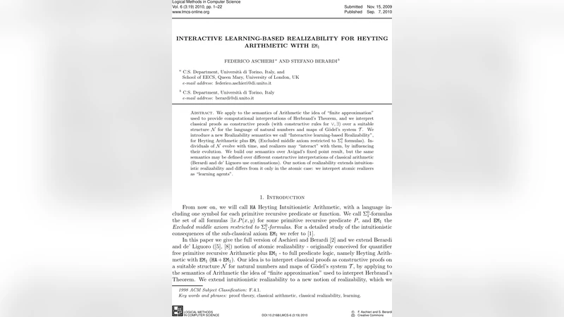 Interactive Learning-Based Realizability for Heyting Arithmetic with EM1