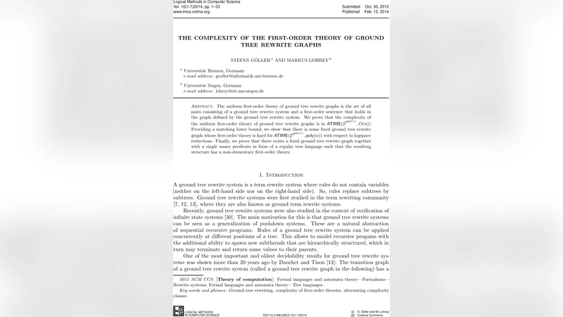 The First-Order Theory of Ground Tree Rewrite Graphs