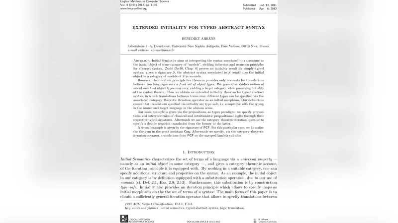 Extended Initiality for Typed Abstract Syntax