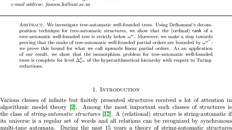 Tree-Automatic Well-Founded Trees