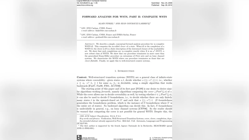 Forward Analysis for WSTS, Part II: Complete WSTS