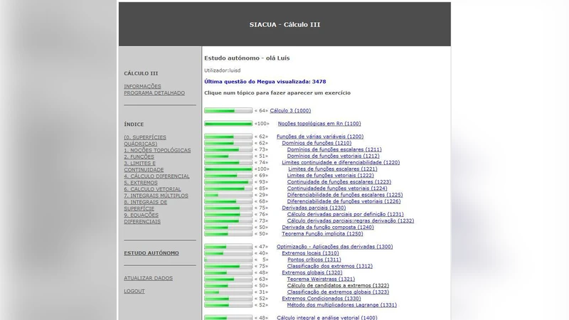 Computer-assisted independent study in mutivariate calculus