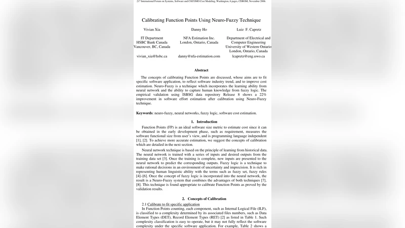 Calibrating Function Points Using Neuro-Fuzzy Technique