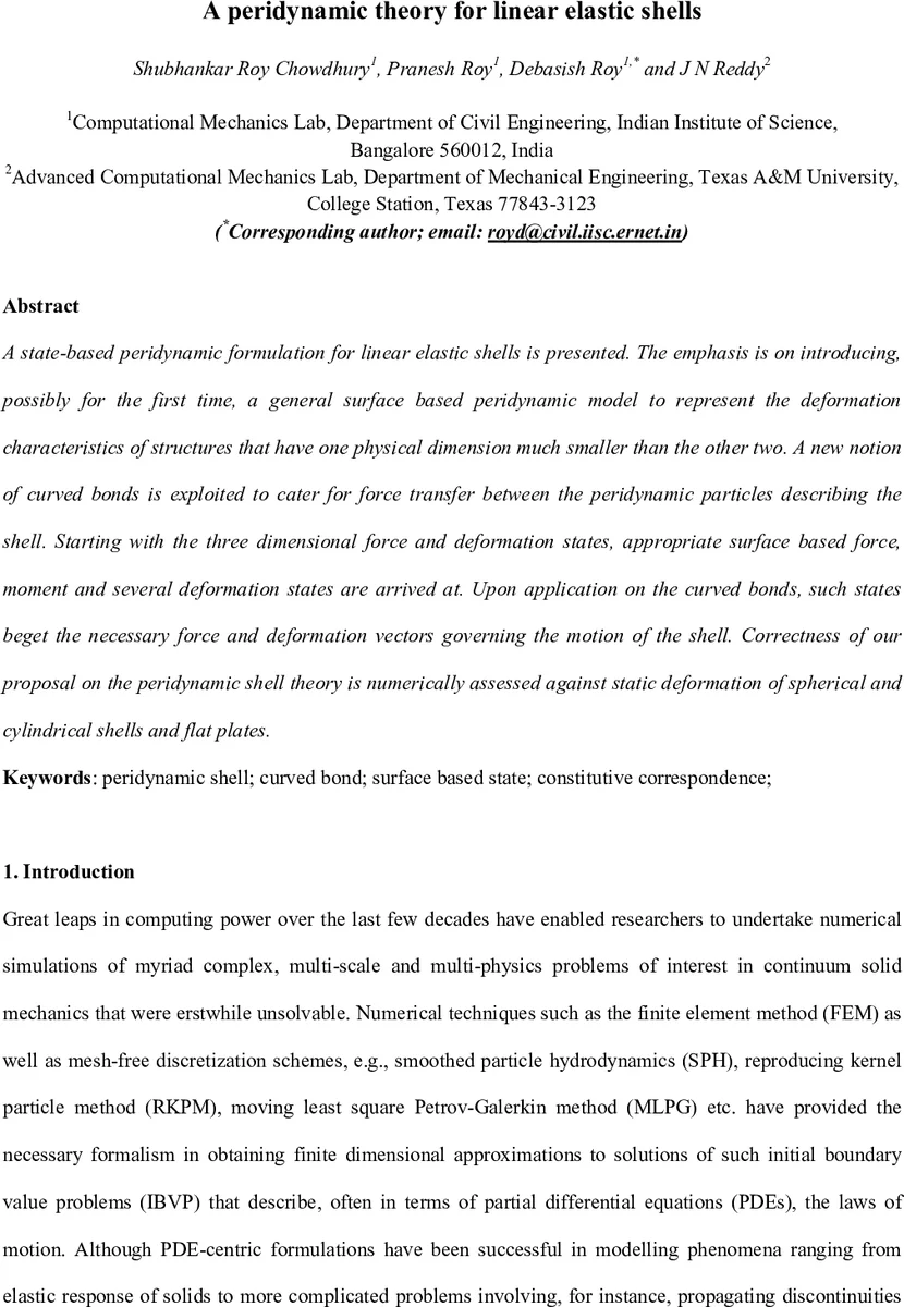 A peridynamic theory for linear elastic shells