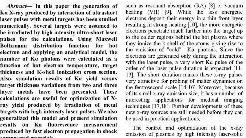 Numerical Study of K{alpha} X-ray Emission from Multi-layered Cold and   Compressed Targets Irradiated by Ultrashort Laser Pulses