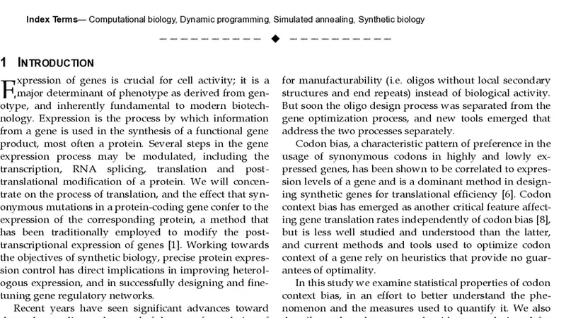Codon Context Optimization in Synthetic Gene Design