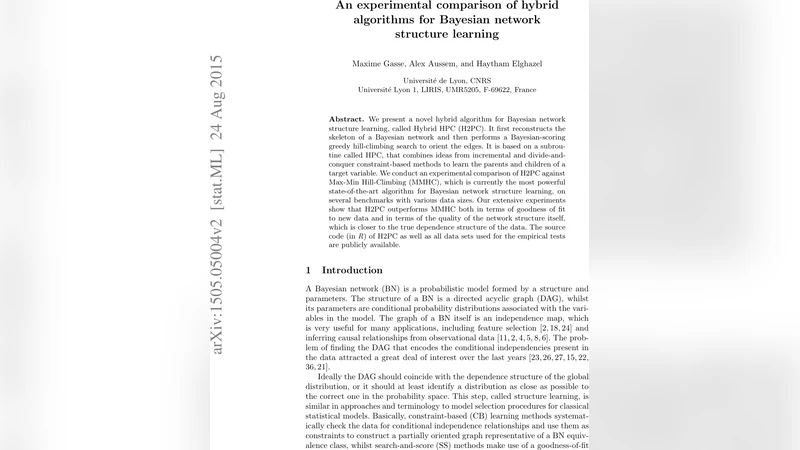 An Experimental Comparison of Hybrid Algorithms for Bayesian Network   Structure Learning