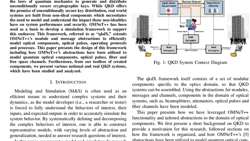 Modeling Quantum Optical Components, Pulses and Fiber Channels Using   OMNeT++
