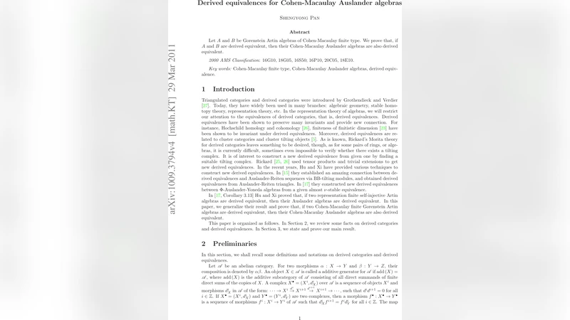 Derived equivalences for Cohen-Macaulay Auslander algebras