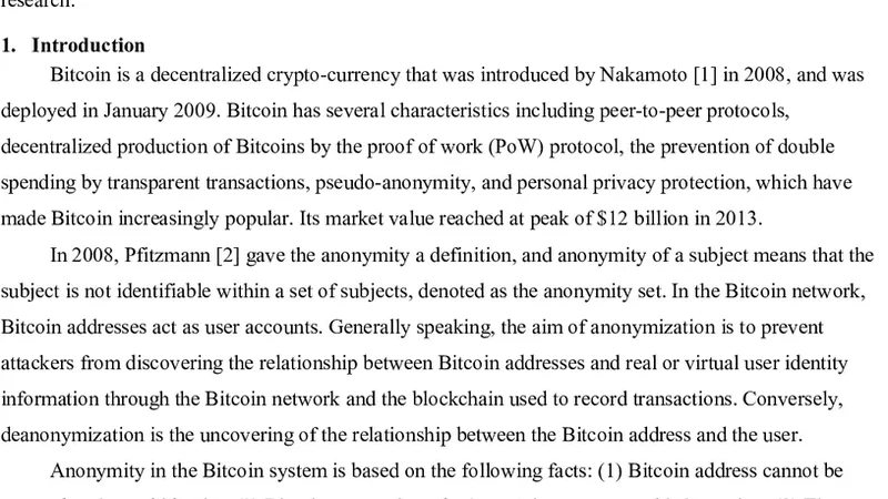 Research on Anonymization and De-anonymization in the Bitcoin System