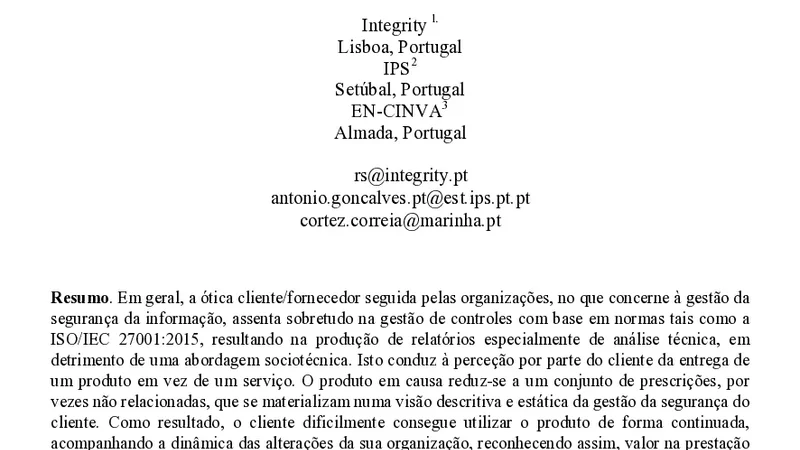 A Socio-Technical approach to address the Information security: Using   the 27001 Manager Artefact