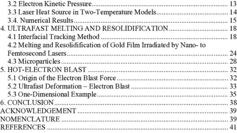 Micro- and Nanoscale Heat Transfer in Femtosecond Laser Processing of   Metals