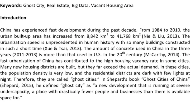 Ghost Cities Analysis Based on Positioning Data in China