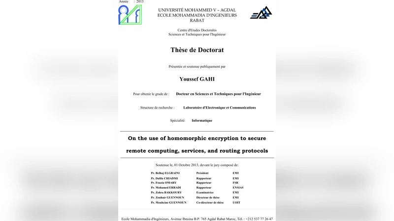 On the use of homomorphic encryption to secure cloud computing,   services, and routing protocols
