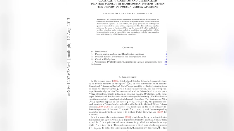 Classical W-algebras and generalized Drinfeld-Sokolov bi-Hamiltonian   systems within the theory of Poisson vertex algebras